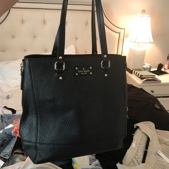 Kate Spade Black Tote Bag - Picture 1 of 8